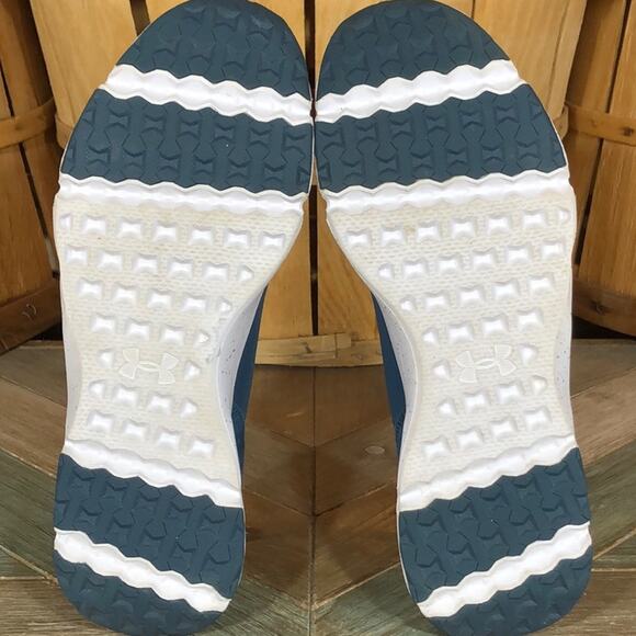 Under Armour Cinch Drift 2 Blue Multi Slip On Drawstring Running Shoes Womens 10 - Picture 9 of 10